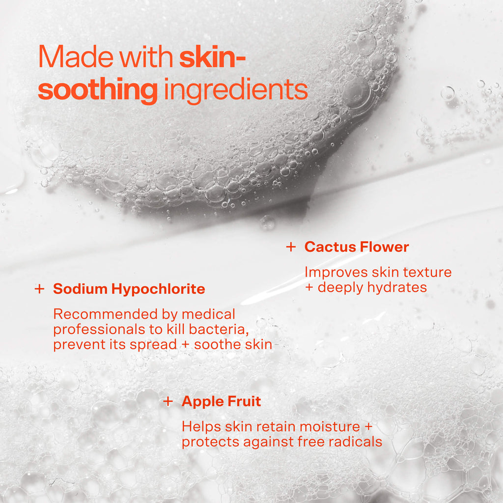 SOS Rescue + Relief Soothing body wash treatment