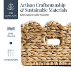 16x12 Scalloped Shelf Basket Pantry Bins 2 Pack