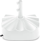 123lb Capacity Fillable Mobile Umbrella Base w/ 4 wheels - Wavy Design