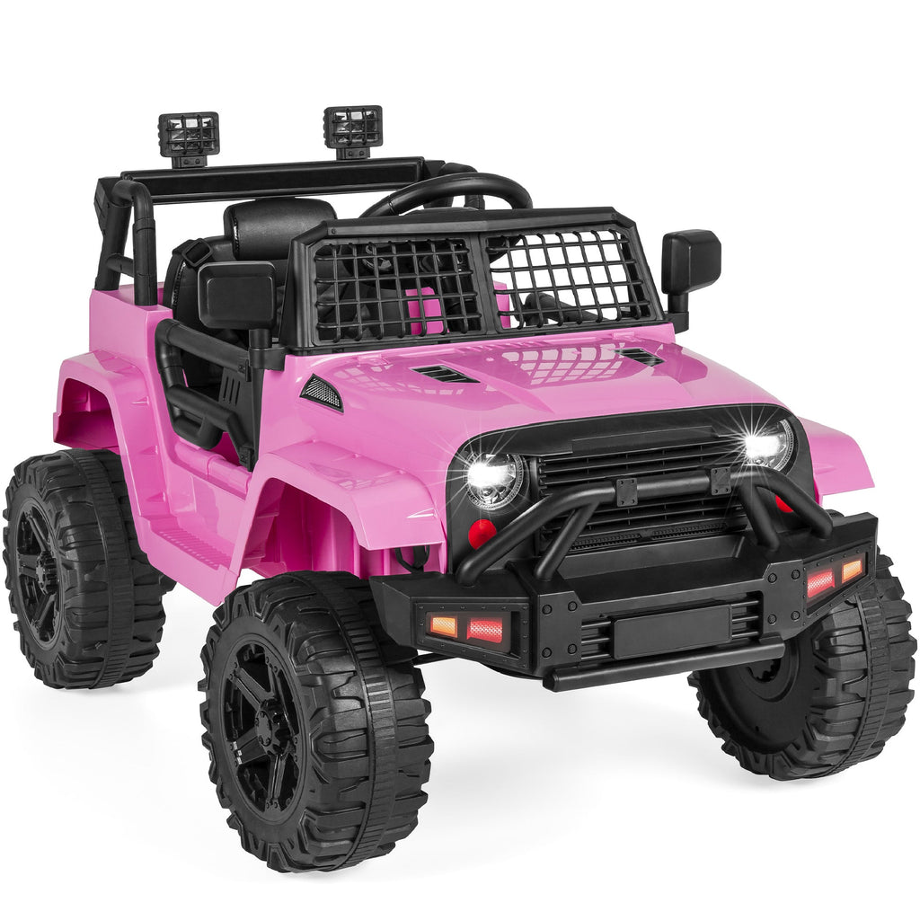 12V Kids Ride-On Truck Car w/ Parent Remote Control Spring Suspension