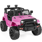 12V Kids Ride-On Truck Car w/ Parent Remote Control Spring Suspension