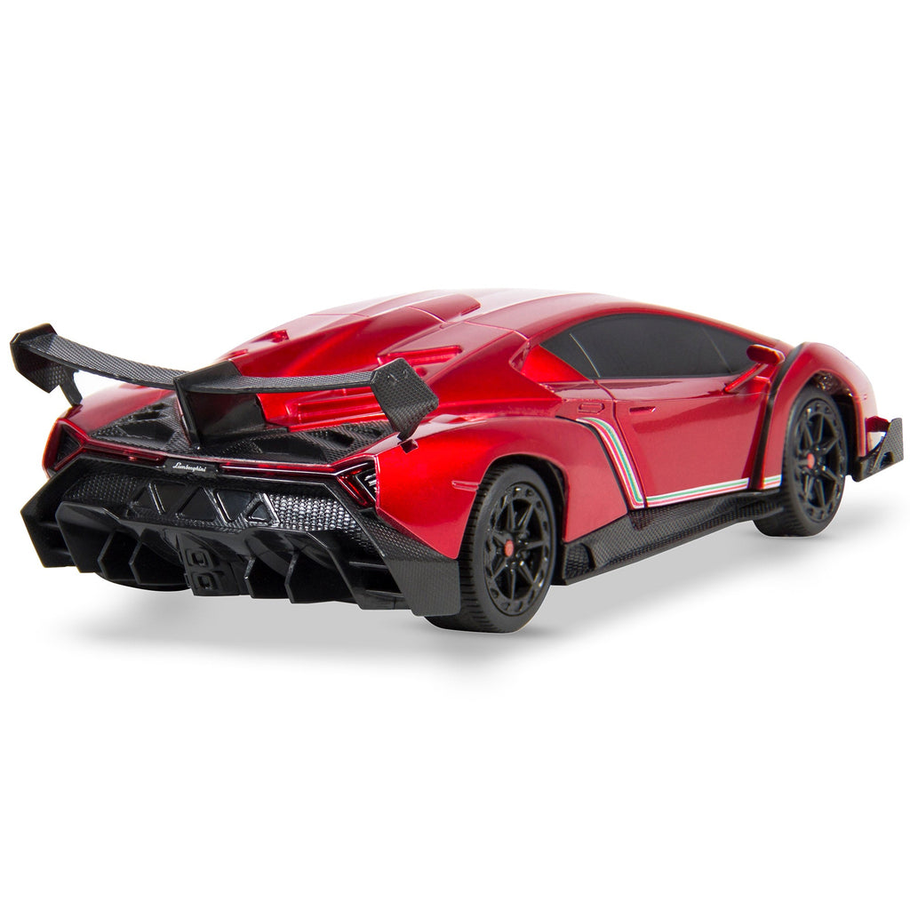1/24 Kids RC Lamborghini Veneno Racing Car Toy w/ Lights Shock Suspension
