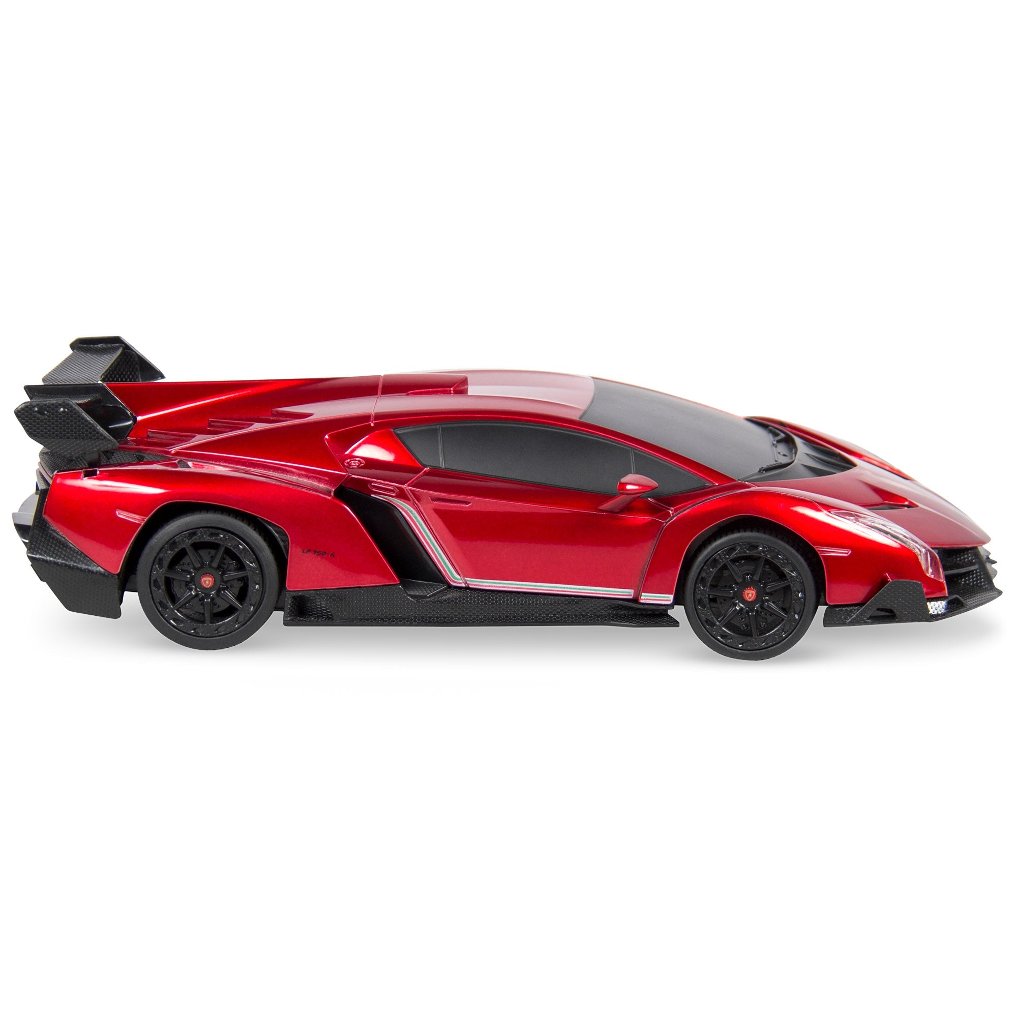1/24 Kids RC Lamborghini Veneno Racing Car Toy w/ Lights Shock Suspension