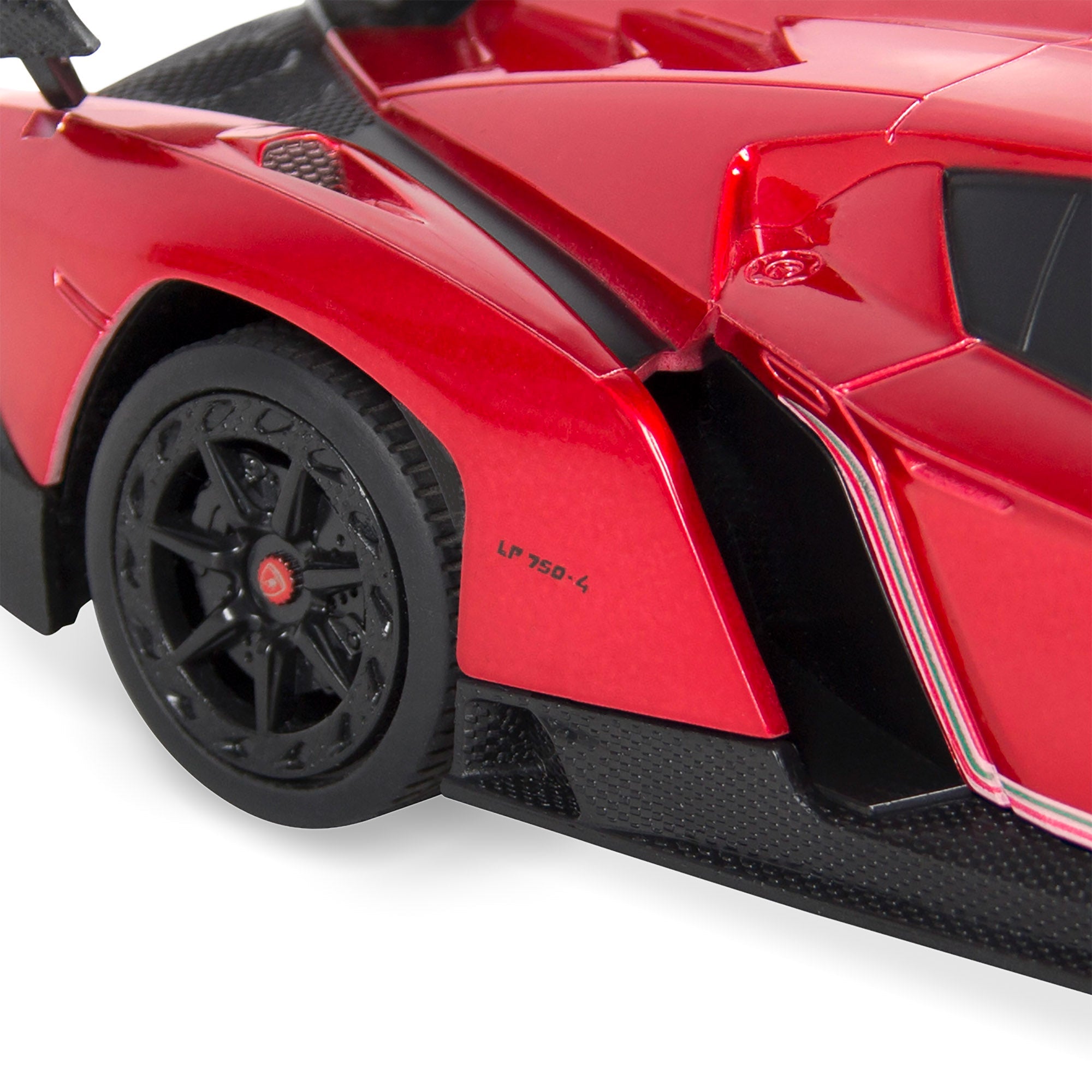 1/24 Kids RC Lamborghini Veneno Racing Car Toy w/ Lights Shock Suspension