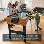 10-in-1 Combo Game Table Set w/ Pool Foosball Ping Pong Chess - 2x4ft
