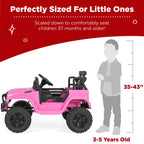 12V Kids Ride-On Truck Car w/ Parent Remote Control Spring Suspension