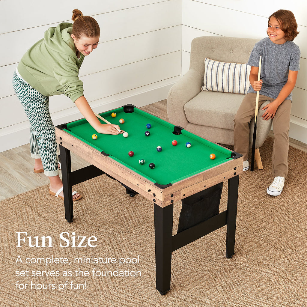 13-in-1 Combo Game Table Set w/ Ping Pong Foosball Basketball Air Hockey