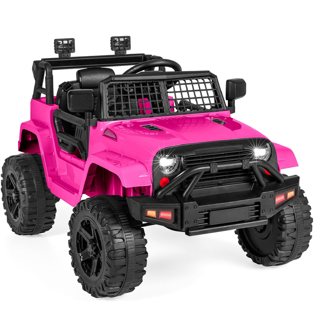 12V Kids Ride-On Truck Car w/ Parent Remote Control Spring Suspension