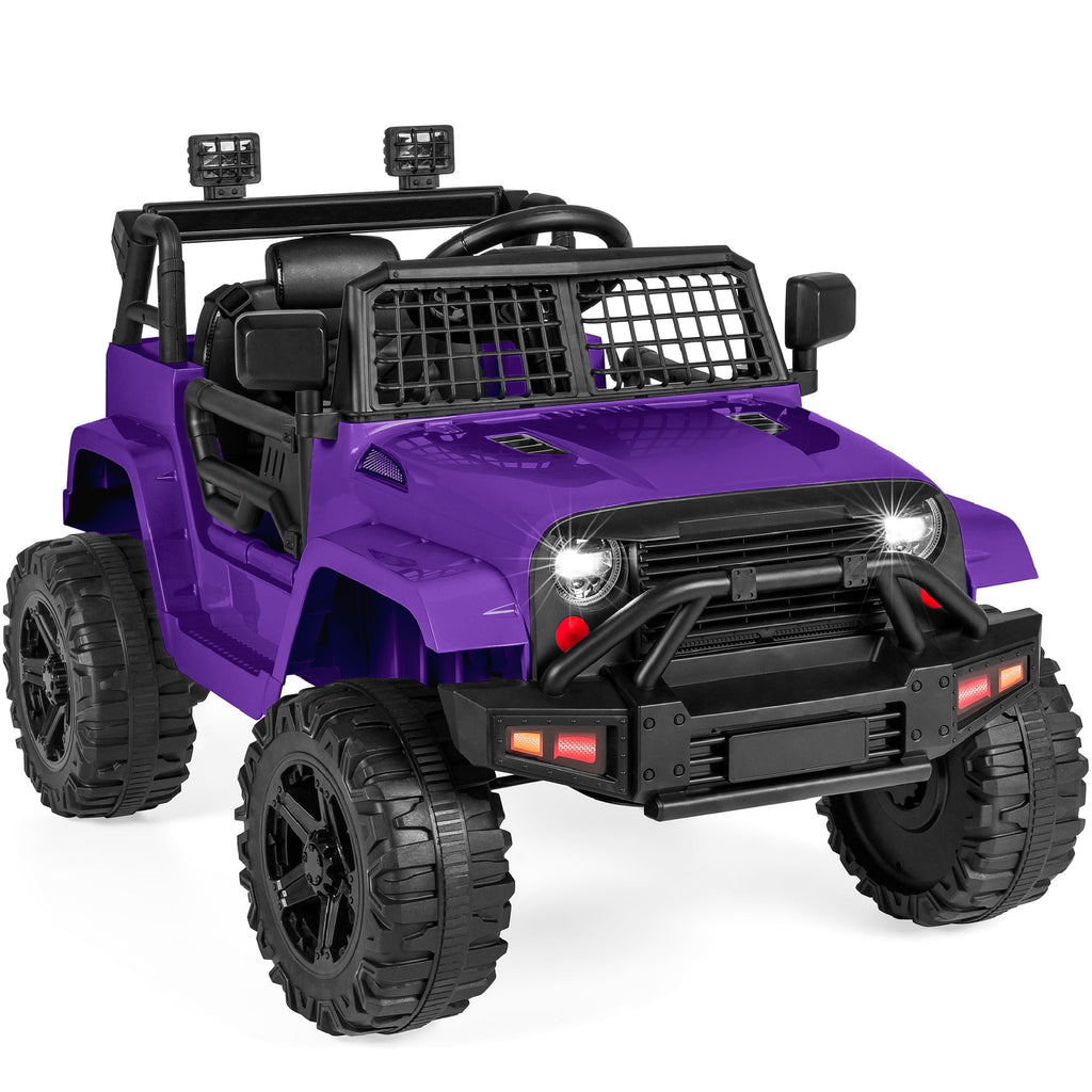 12V Kids Ride-On Truck Car w/ Parent Remote Control Spring Suspension