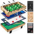 11-in-1 Combo Game Set w/ Ping Pong Foosball Air Hockey 5 Storage Bags