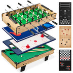 11-in-1 Combo Game Set w/ Ping Pong Foosball Air Hockey 5 Storage Bags