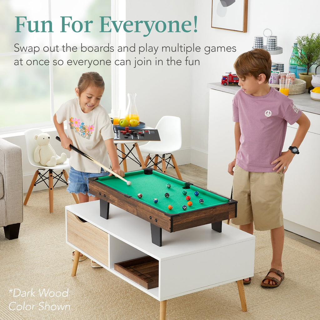 11-in-1 Combo Game Set w/ Ping Pong Foosball Air Hockey 5 Storage Bags