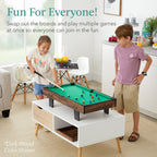 11-in-1 Combo Game Set w/ Ping Pong Foosball Air Hockey 5 Storage Bags