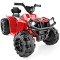 12V Kids Ride-On 4-Wheeler Quad ATV Car w/ 2.4mph Max Bluetooth Headlights