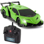 1/24 Kids RC Lamborghini Veneno Racing Car Toy w/ Lights Shock Suspension