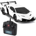 1/24 Kids RC Lamborghini Veneno Racing Car Toy w/ Lights Shock Suspension