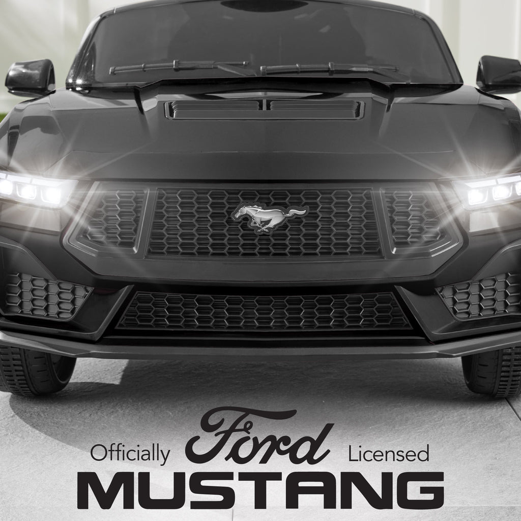 12V Kids Ride-On Car Officially Licensed Ford Mustang w/ Remote 2 Speeds