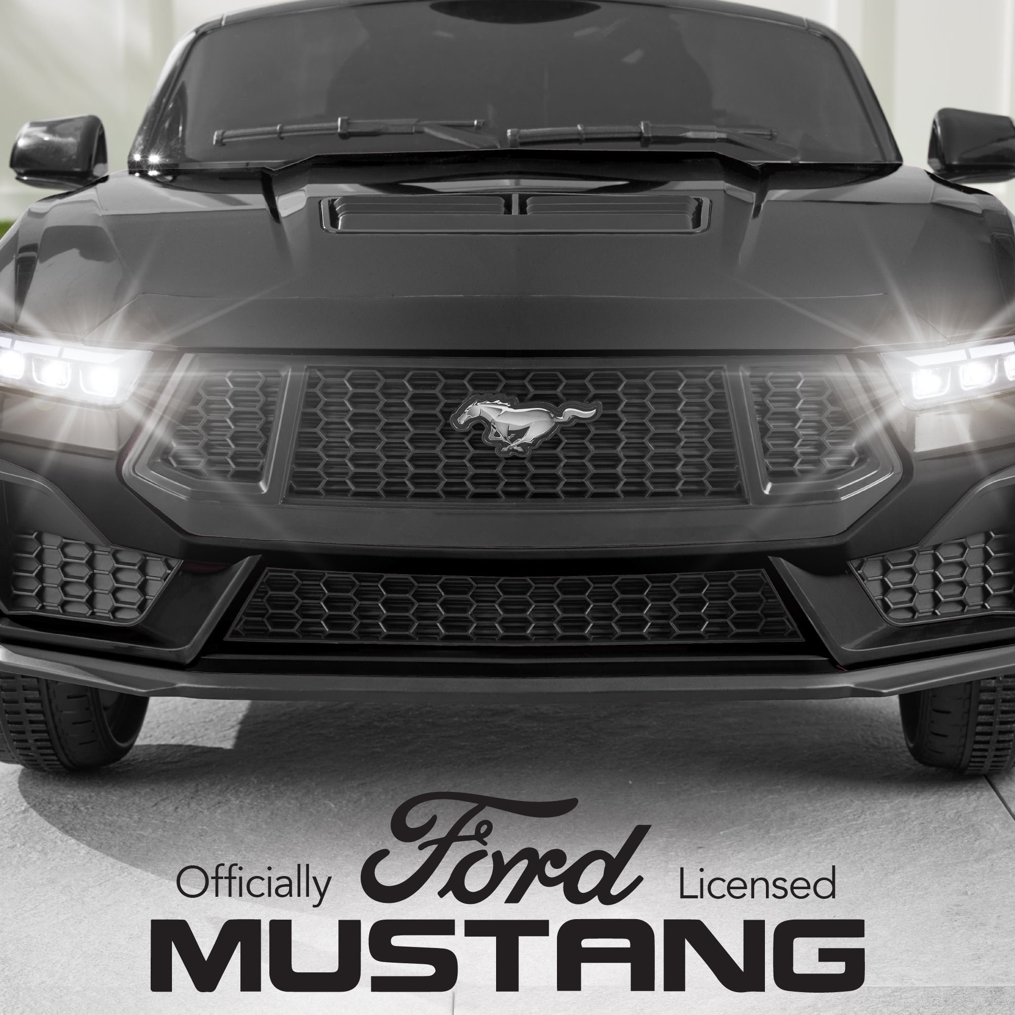 12V Kids Ride-On Car Officially Licensed Ford Mustang w/ Remote 2 Speeds