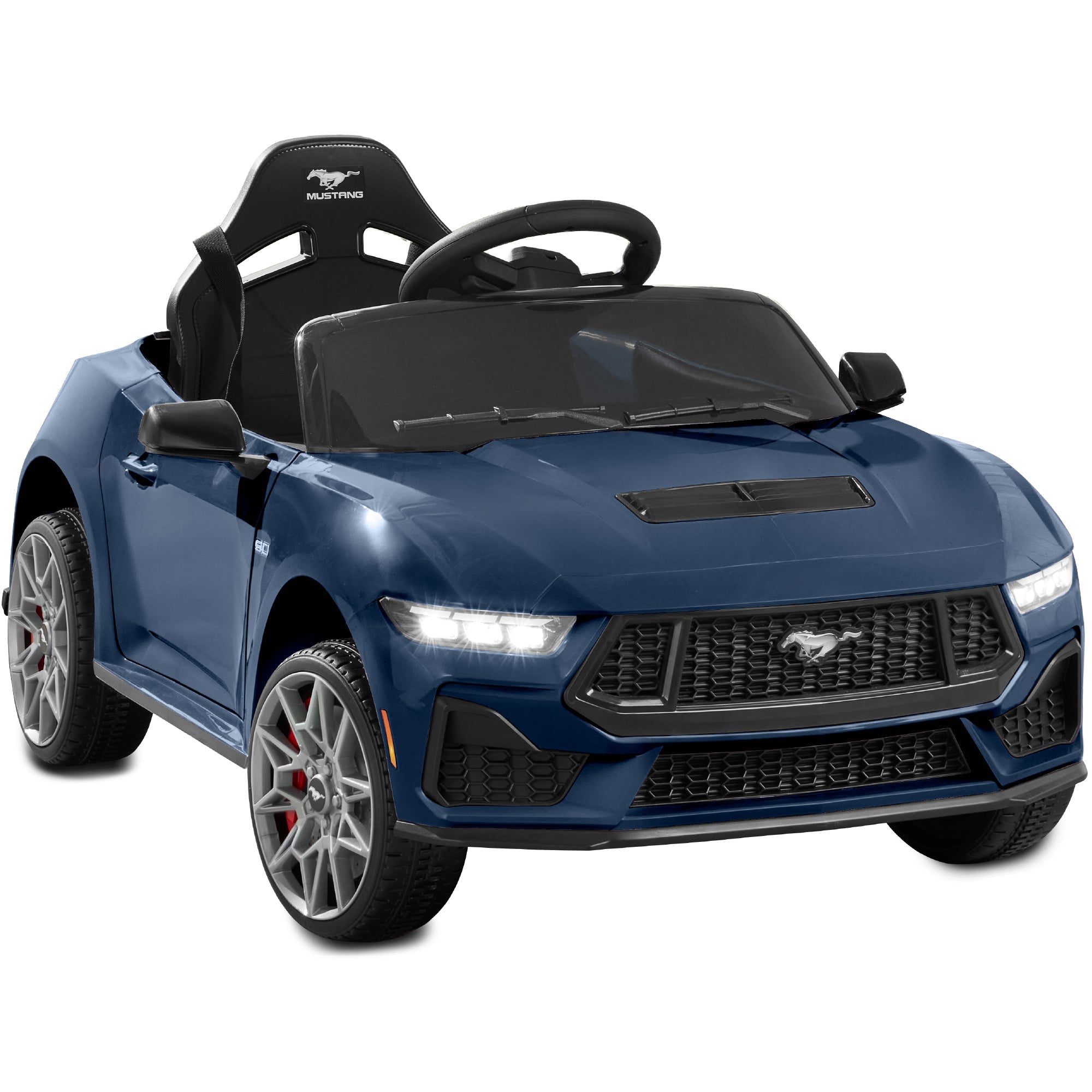 12V Kids Ride-On Car Officially Licensed Ford Mustang w/ Remote 2 Speeds