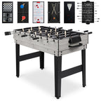 10-in-1 Combo Game Table Set w/ Pool Foosball Ping Pong Chess - 2x4ft