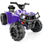12V Kids Ride-On 4-Wheeler Quad ATV Car w/ 2.4mph Max Bluetooth Headlights
