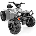 12V Kids Ride-On 4-Wheeler Quad ATV Car w/ 2.4mph Max Bluetooth Headlights