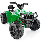 12V Kids Ride-On 4-Wheeler Quad ATV Car w/ 2.4mph Max Bluetooth Headlights