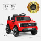 12V Kids Ride On Car Officially Licensed Ford Lightning w/ Remote 2 Speeds