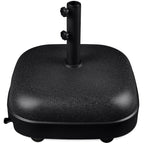 123lb Capacity Fillable Mobile Umbrella Base w/ 4 wheels - Dome Square